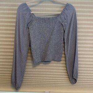 American Eagle blue and white longsleeve in size xs